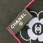 CHANEL ポップ マルチデザイン ファッション小物 大判 スカーフ シルク レディース ブラック