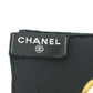 CHANEL CC MarkChain all-over print Apparel accessories, large shawls Scarf silk Black Used