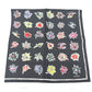 CHANEL Camelia Shawl, Stole/Shawl, Bandana, Silk Scarf, Floral Pattern Scarf silk Black Used