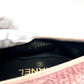 CHANEL CC Mark Ribbon Bicolor Tweed ballerina flats pumps tweed / enamel pink/Black Used