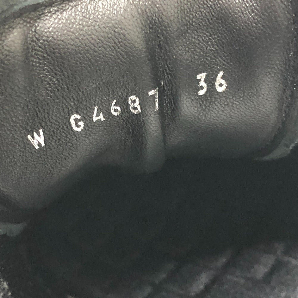 CHANEL G46871 Fall/Winter 25/26 Coco Mark Mixed Fiber Shiny Calfskin & Suede Heel Sneakers Suede Women's Black