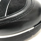 CHANEL G46871 Fall/Winter 25/26 Coco Mark Mixed Fiber Shiny Calfskin & Suede Heel Sneakers Suede Women's Black