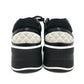 CHANEL G46871 Fall/Winter 25/26 Coco Mark Mixed Fiber Shiny Calfskin & Suede Heel Sneakers Suede Women's Black