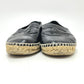 CHANEL Ｇ29762 CC Mark Espadrilles Slip-on shoes Slip-on Leather Black Used