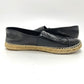 CHANEL Ｇ29762 CC Mark Espadrilles Slip-on shoes Slip-on Leather Black Used
