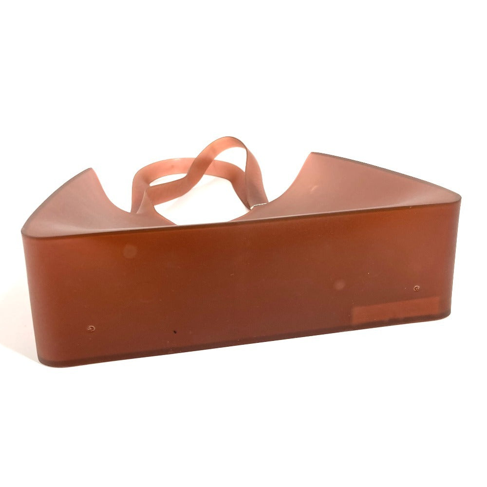 CHANEL ロゴ ビーチバッグ 肩掛け トートバッグ ショルダーバッグ ラバー レディース ブラウン - brandshop-reference