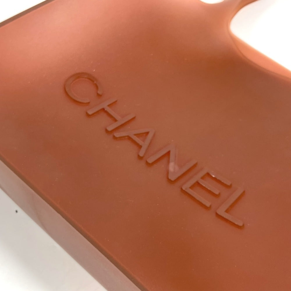 CHANEL ロゴ ビーチバッグ 肩掛け トートバッグ ショルダーバッグ ラバー レディース ブラウン - brandshop-reference