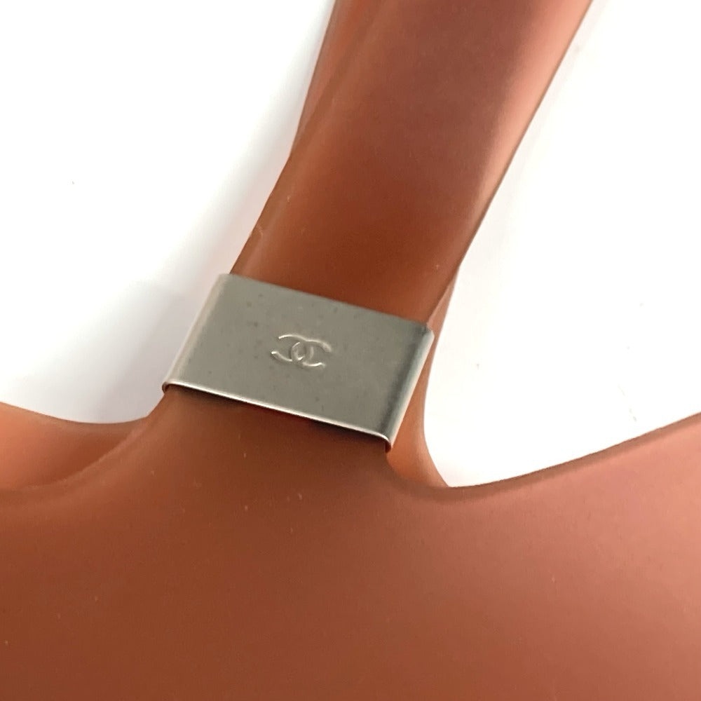 CHANEL ロゴ ビーチバッグ 肩掛け トートバッグ ショルダーバッグ ラバー レディース ブラウン - brandshop-reference