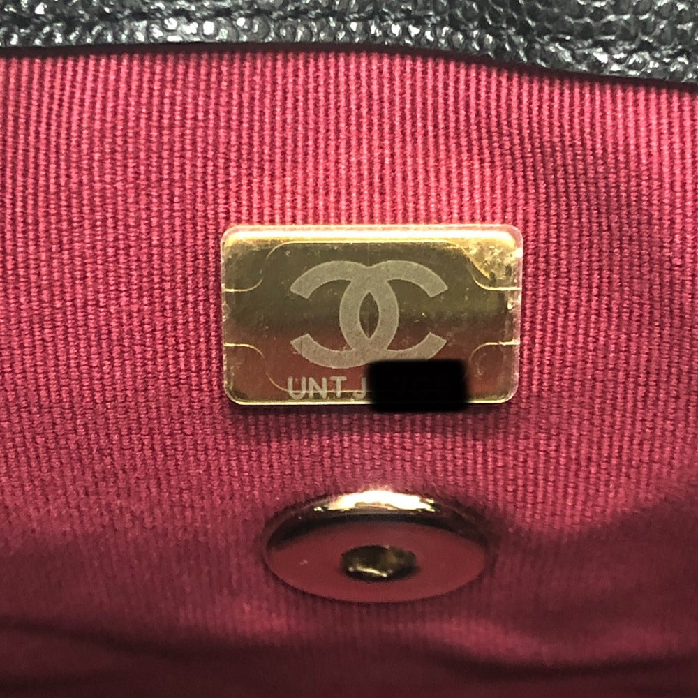 CHANEL AS4058 マトラッセ キルティング ココマーク CC ロゴ チェーン カバン バックパック リュックサック キャビアスキン レディース ブラック