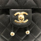 CHANEL AS4058 マトラッセ キルティング ココマーク CC ロゴ チェーン カバン バックパック リュックサック キャビアスキン レディース ブラック