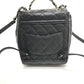 CHANEL AS4058 バックパック マトラッセ キルティング ココマーク CC ロゴ チェーン カバン リュックサック キャビアスキン レディース G金具 ブラック