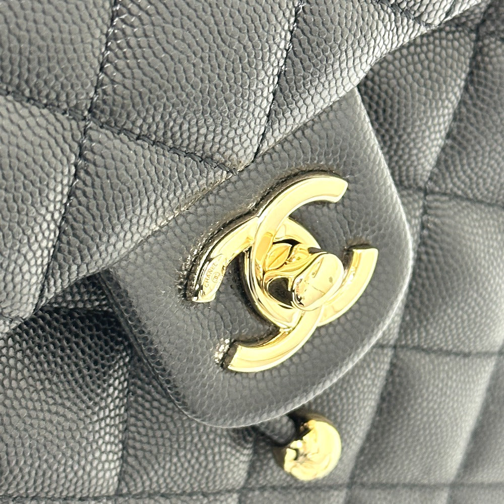 CHANEL AS4058 バックパック マトラッセ キルティング ココマーク CC ロゴ チェーン カバン リュックサック キャビアスキン レディース G金具 ブラック