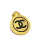 CHANEL CC Coco Mark 93A Vintage Fashion Accessory Metal Cufflinks Women's Gold