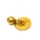 CHANEL CC Coco Mark 93A Vintage Fashion Accessory Metal Cufflinks Women's Gold
