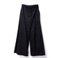 CHANEL Flannel Wide-leg Pants, Size 15B, Women's, Bordeaux
