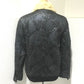 CHANEL 08A Fur Jacket/Blouson, Polyester, Women's, Black/Metallic Black