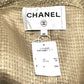 CHANEL CC Horse Button 18C Outerwear Linen Women's Natural