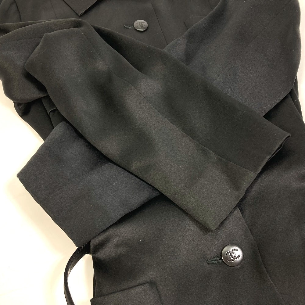CHANEL P15832 アパレル 長袖 ココマークボタン シャツ コート ベルト付き 00A ワンピース シルク100% レディース