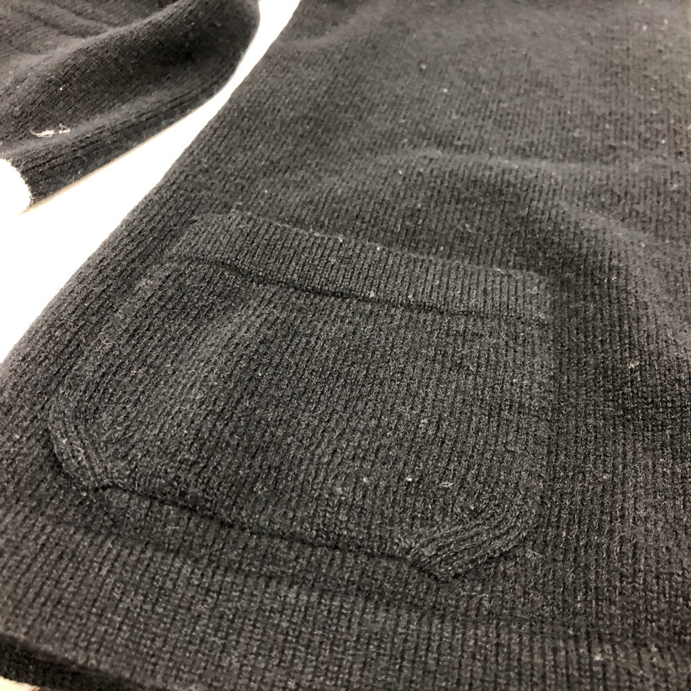 CHANEL P40668 バイカラー チェーン ココボタン ニットセーター アパレル トップス 長袖 カーディガン ニット レディース ブラック - brandshop-reference