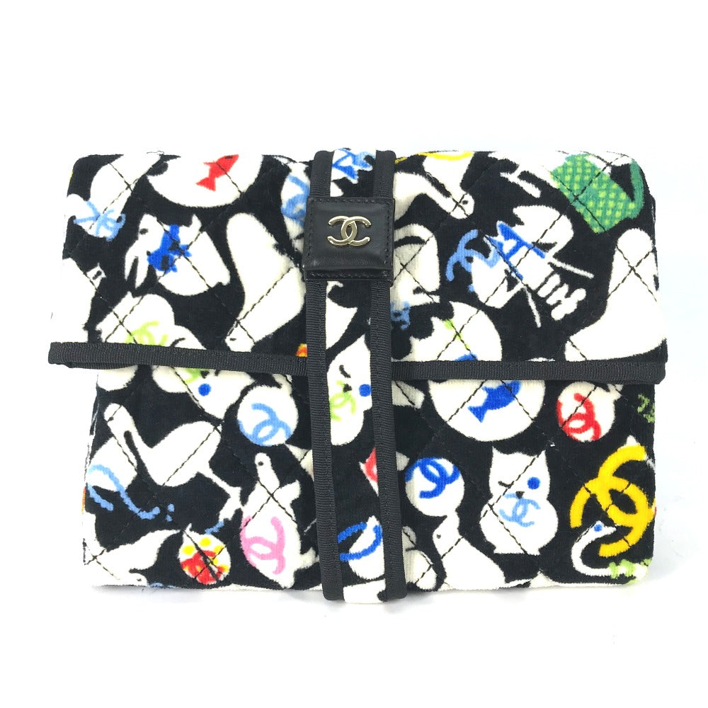 CHANEL アニマル柄 オムツ換えマット おむつ替えシート ベビー BABY 赤ちゃん マット 雑貨 コットン キッズ ブラック