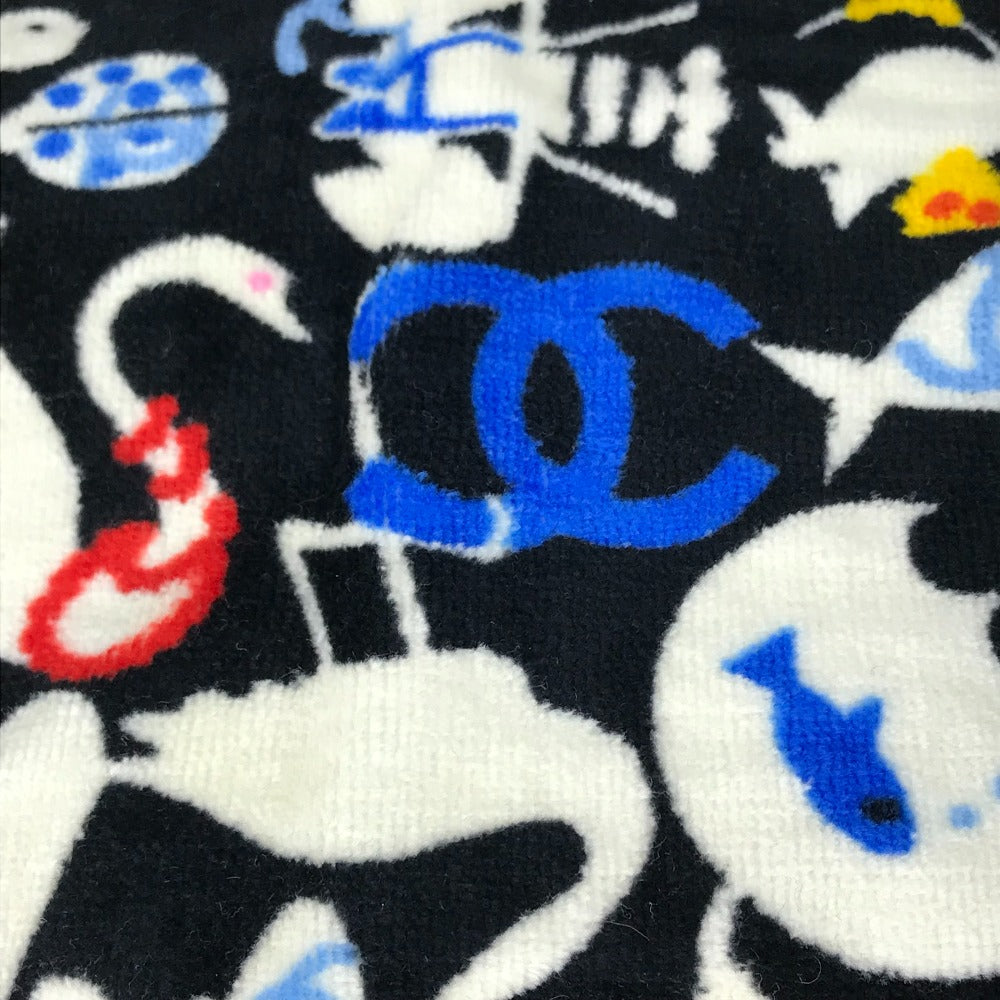 CHANEL アニマル柄 オムツ換えマット おむつ替えシート ベビー BABY 赤ちゃん マット 雑貨 コットン キッズ ブラック