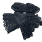 CHANEL P45546 13P All-Lace Shorts with CC Coco Mark, Rayon, Women's, Black