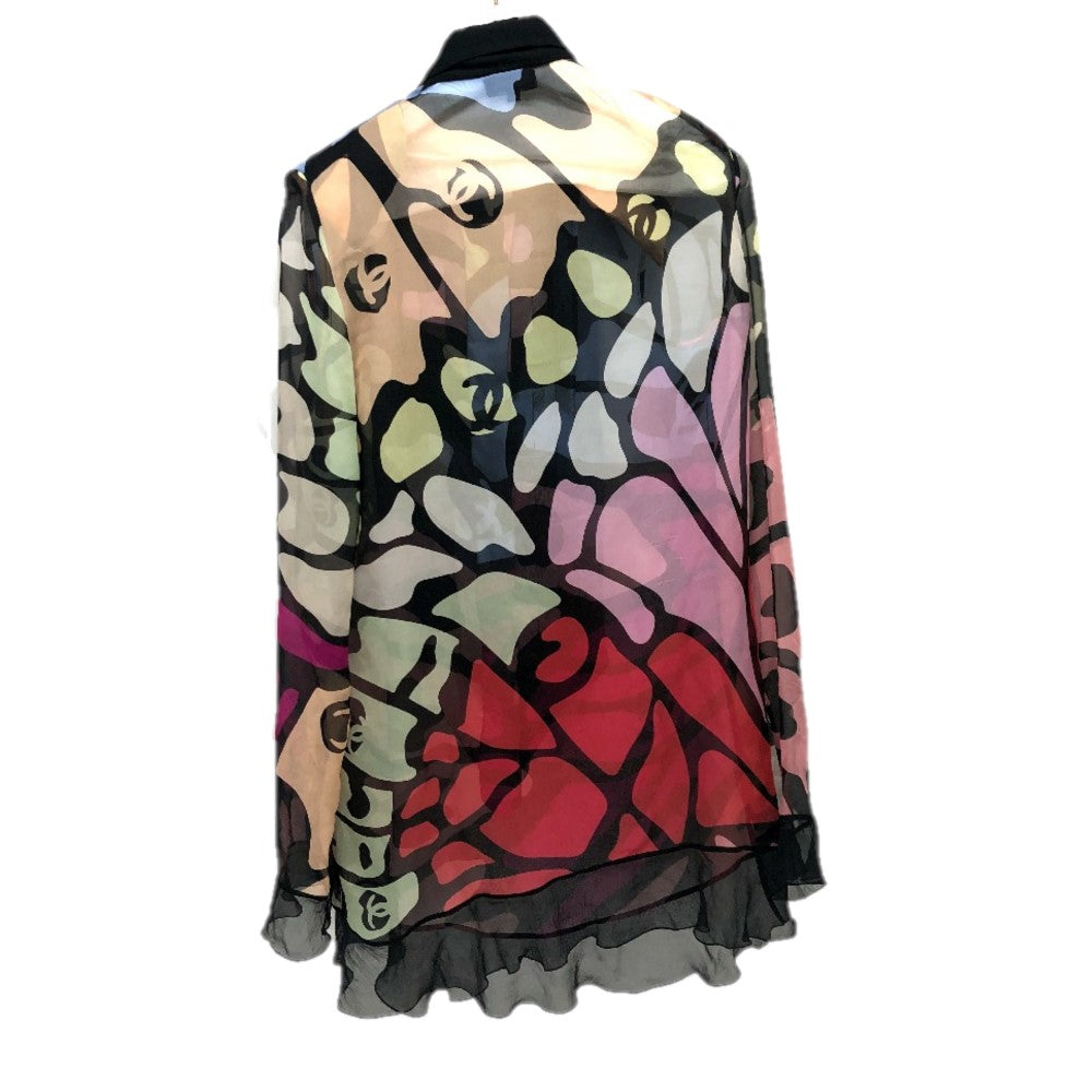 CHANEL P61292 アパレル ココマークボタン マトラッセ 4ポケット カーディガン ジャケット アパレル アウター カーディガン ビスコース レディース ブラック - brandshop-reference