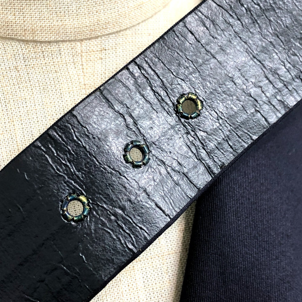 CHANEL ヴィンテージ ココシャネルボタン ベルト付き シャツ スカート アパレル ワンピース コットン レディース ネイビー - brandshop-reference