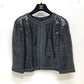 CHANEL P45044 スパンコール 七分袖 アウター 上着 アパレル ジャケット スパンコール レディース ブラック - brandshop-reference