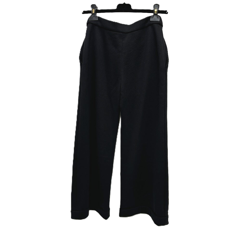 CHANEL P76230 24A ココマーク ボタン CC ワイドパンツ ボトムス アパレル パンツ コットン レディース ブラック - brandshop-reference