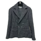 CHANEL P78012 24B Glitter Tweed apparel Jacket tweed Black Used