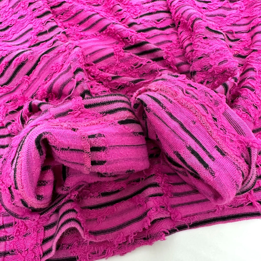 CHANEL P77487 24AW Cotton & Mixed Fibers apparel Long sleeve shirt Viscose pink Used