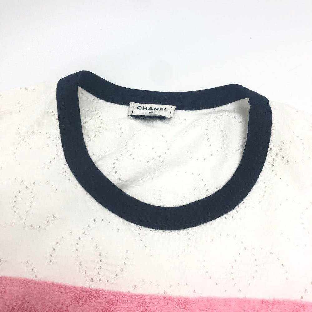 CHANEL P76438 No.5 スター ココマーク 半袖 Tシャツ 夏服 シャツ 半袖Ｔシャツ コットン レディース ホワイト