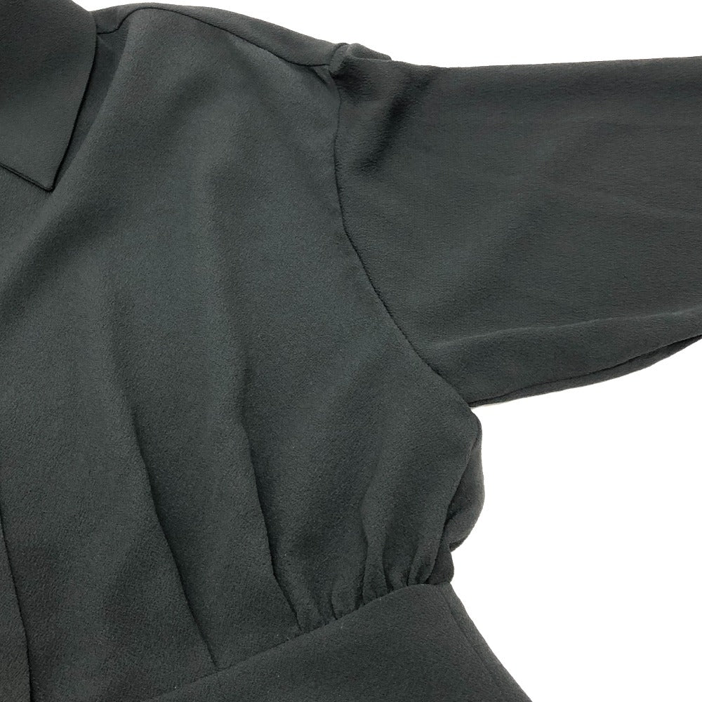 Chanel P80340 2025/26 Pakaian Pra-Koleksi Kejatuhan/Musim Sejuk mendahului Blaus Lengan Panjang Cashmere Wanita Hitam