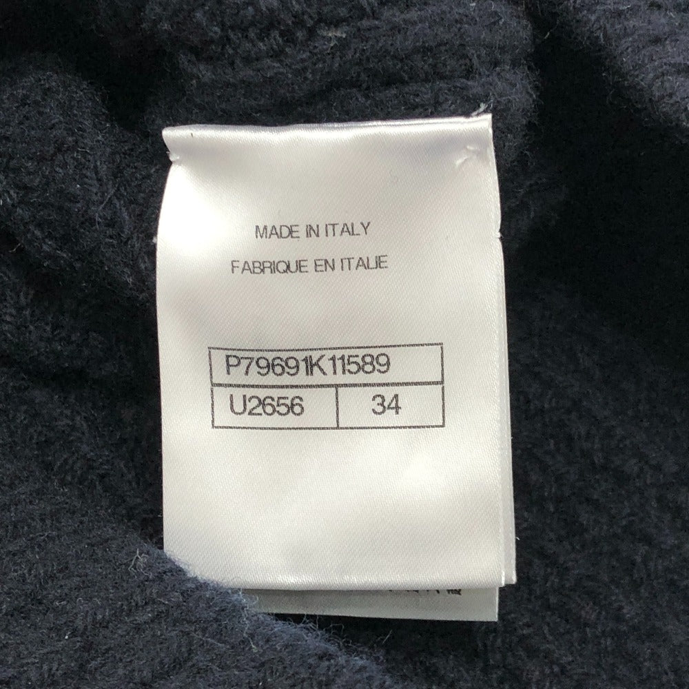 CHANEL P79691 2025-2026 AW ココ ネージュ コレクション アパレル ニット ジャケット ウール レディース ブラック