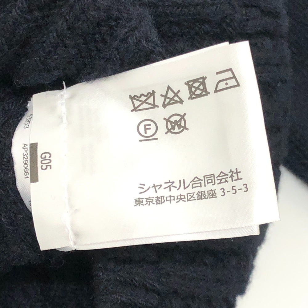 CHANEL P79691 2025-2026 AW ココ ネージュ コレクション アパレル ニット ジャケット ウール レディース ブラック