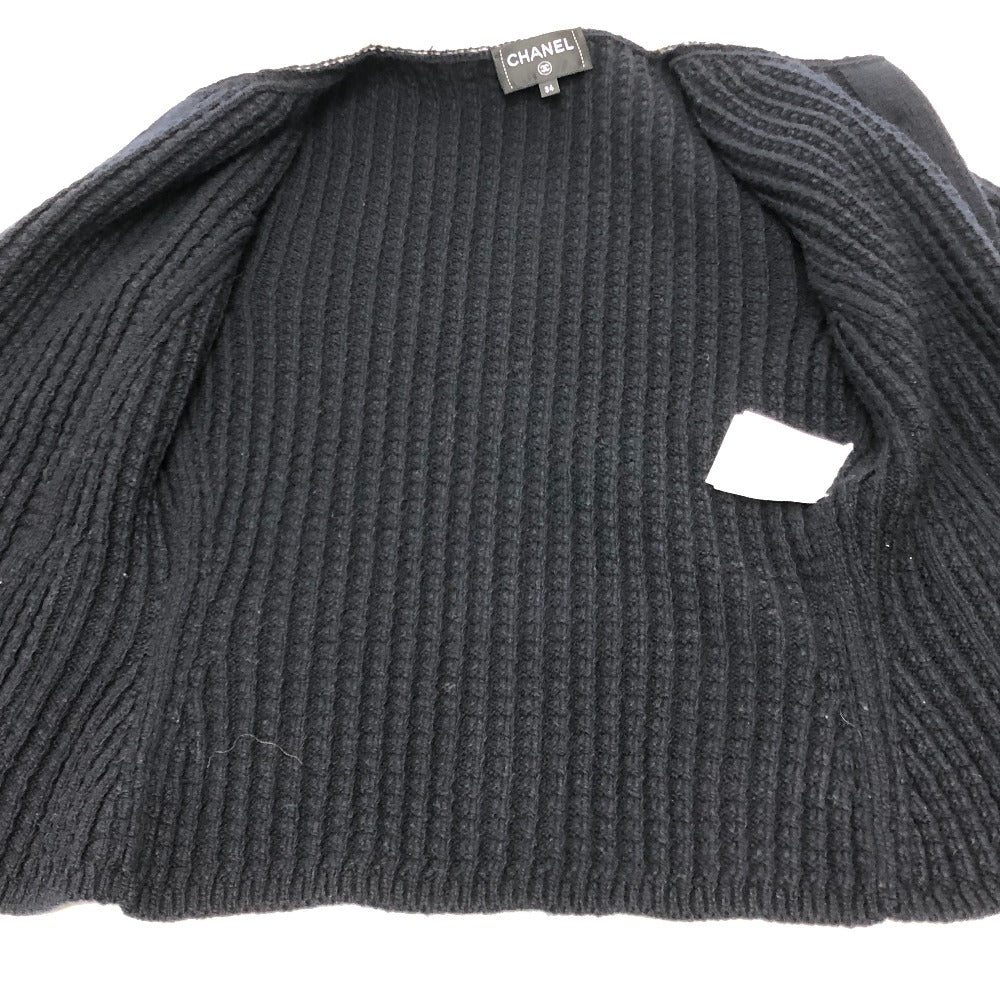 CHANEL P79691 2025-2026 AW ココ ネージュ コレクション アパレル ニット ジャケット ウール レディース ブラック