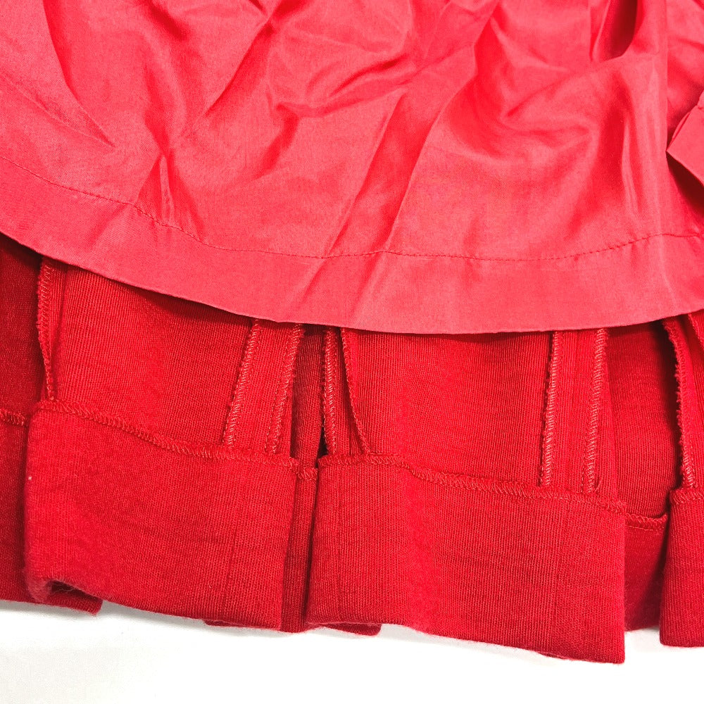 CHANEL Coco Mark Vintage Apparel Dress, Fabric, Women's, Red