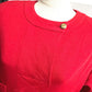 CHANEL Coco Mark Vintage Apparel Dress, Fabric, Women's, Red