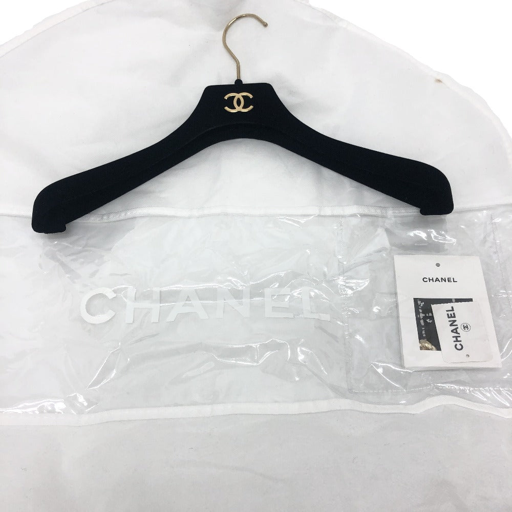 CHANEL P75797 23-24AW カメリアボタン アパレル アウター ロング ツイード ジャケット ツイード レディース ブラック
