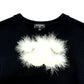 CHANEL P76044 24ＡＷ ココマーク ファー アパレル セーター カシミヤ レディース ブラック