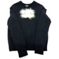 CHANEL P76044 24ＡＷ ココマーク ファー アパレル セーター カシミヤ レディース ブラック
