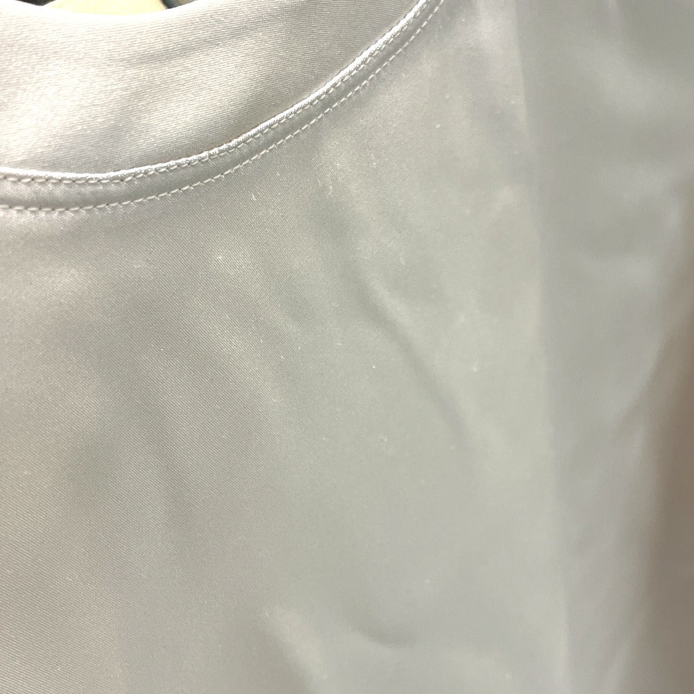 CHANEL P81926 Spring/Summer 2026 Short-sleeved top apparel tops short sleeves Short sleeve shirt Silk satin White sugar White Used