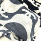 CHANEL P70211 21P CC Mark Wave apparel short sleeves Short sleeve T-shirt silk Black/White Used