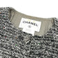 CHANEL P50738 Tweed Bijoux Flower Buttons Apparel, collarless, sequined outerwear Jacket tweed gray Used