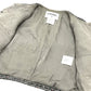 CHANEL P50738 Tweed Bijoux Flower Buttons Apparel, collarless, sequined outerwear Jacket tweed gray Used