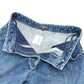 CHANEL P81258 26C Washed denim jeans Apparel Side CC Mark Straight Bottoms cargo pants Denim blue Used