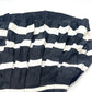 CHANEL Pleated Border Apparel Stripes skirt silk Black/White Used