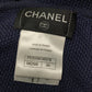 CHANEL CC ココマーク アパレル ノースリーブ ミニ ドレス 袖なし リボン 15P ワンピース コットン レディース ネイビー