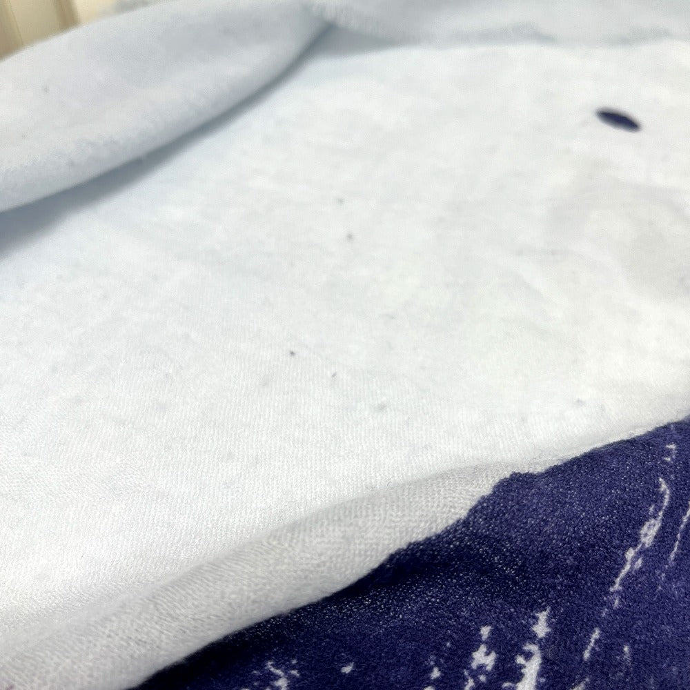 CHANEL No5 パフューム アパレル 大判ストール マフラー スカーフ ショール カシミヤ レディース ブルー